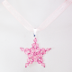 Star - Andromeda-Salmon Organza - 2